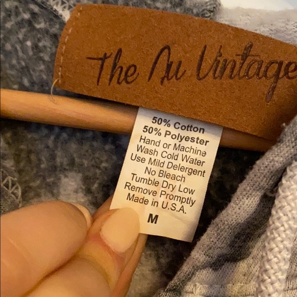 Hand Dyed Zip Up Hoodie - Picture 4 of 4